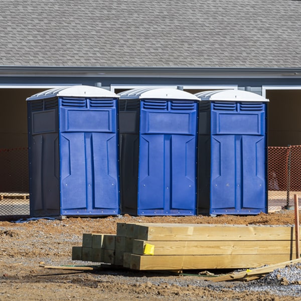 how can i report damages or issues with the porta potties during my rental period in El Rancho California